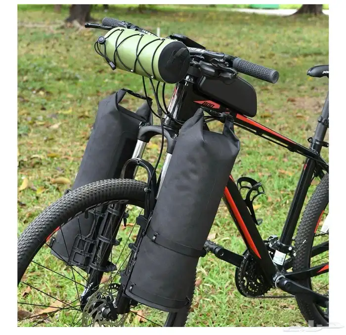 شنط دراجة ضد الماء تركب على الشوكة الأمامية (جديدة) 1