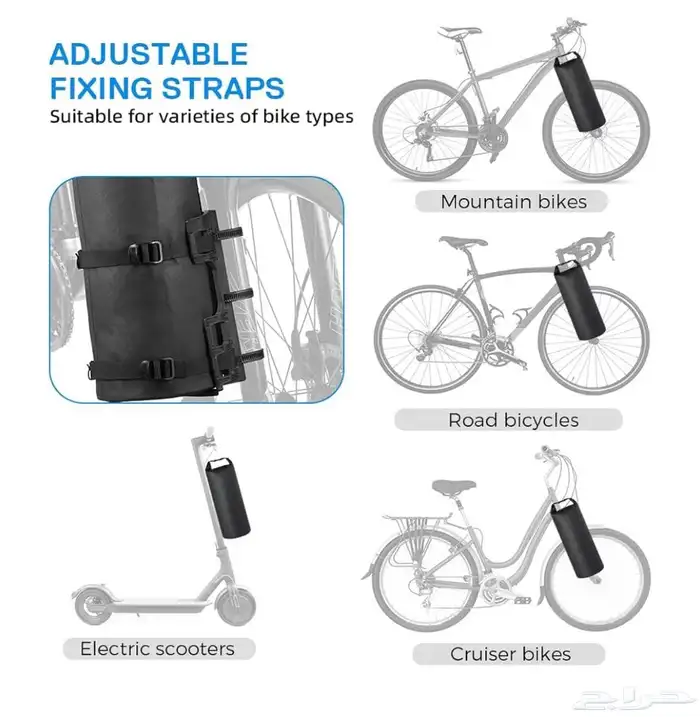 شنط دراجة ضد الماء تركب على الشوكة الأمامية (جديدة) 4