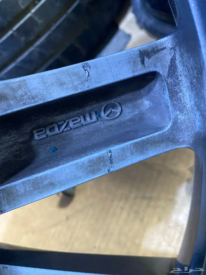 جنوط مازدا مقاس 17 مستعمل اصلي وكاله موديل 2020 وفوق 4