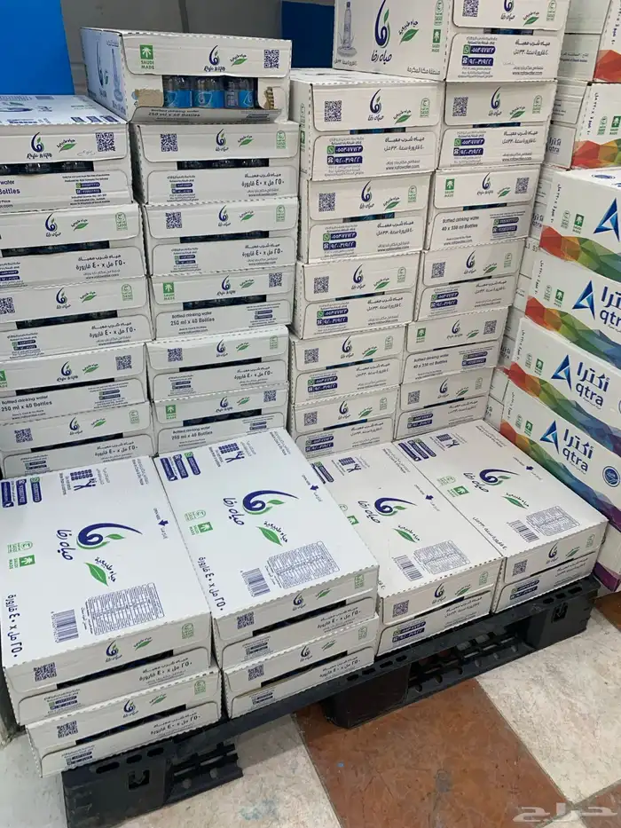 كراتين ماء توصيل داخل احياء الحرازات فقط 3