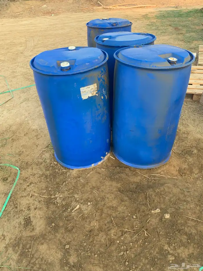 برميل بلاستك ازرق 220 لتر 1