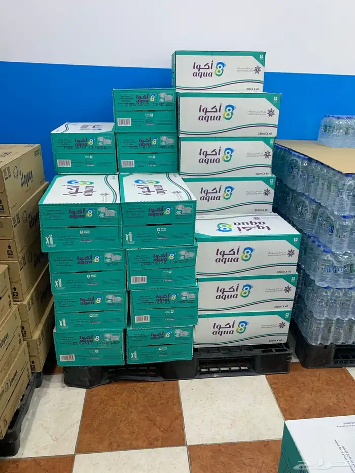 كراتين ماء توصيل داخل احياء الحرازات فقط 2