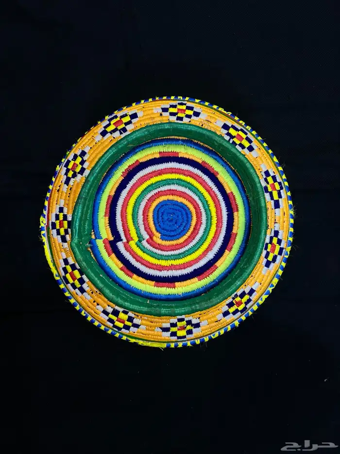 طبق ضياف شغل يدوي 2