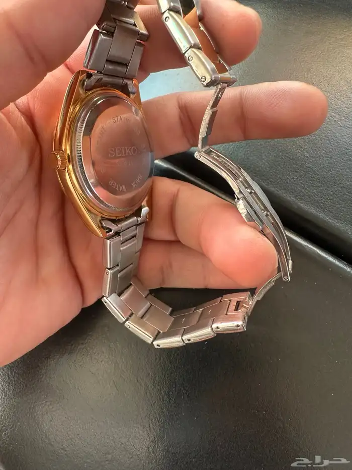 ساعة سيكو مينا فيروزي بطارية حالة جيدة 4