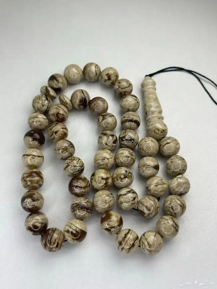 سبح كهرمان سومطري طبيعي 0