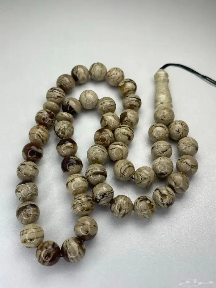 سبح كهرمان سومطري طبيعي 5