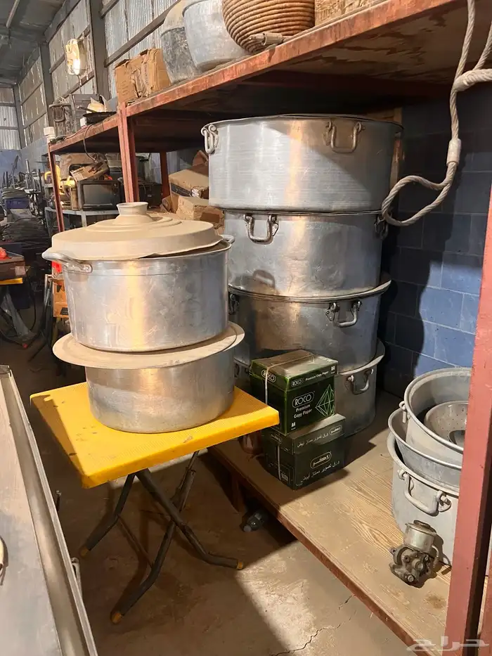 رفوف أستيل قدور طولت مغسل خزان قدور بخاري 4