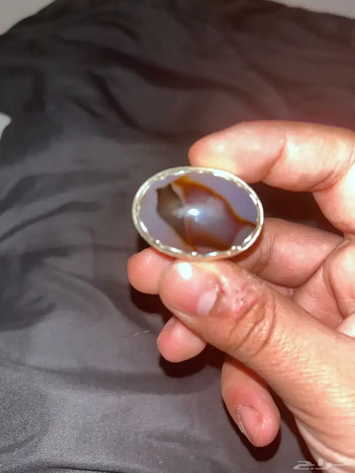 خاتم عقيق مصور 0