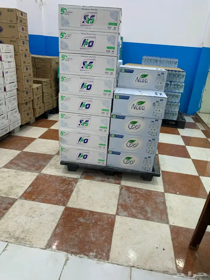 كراتين ماء توصيل داخل احياء الحرازات فقط 4