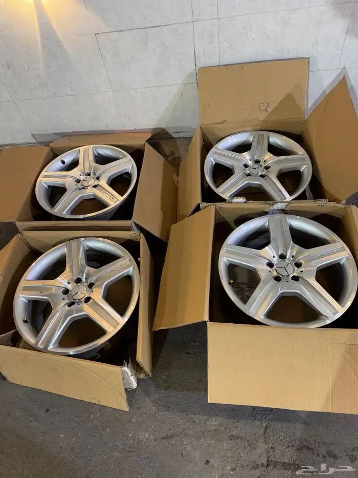 طقم جنوط مرسيدس نجمة amg اصلي 0
