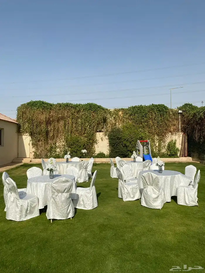 تجهيز حفلات مناسبات خلفيات تخرج طاولات طعام طاولات 5