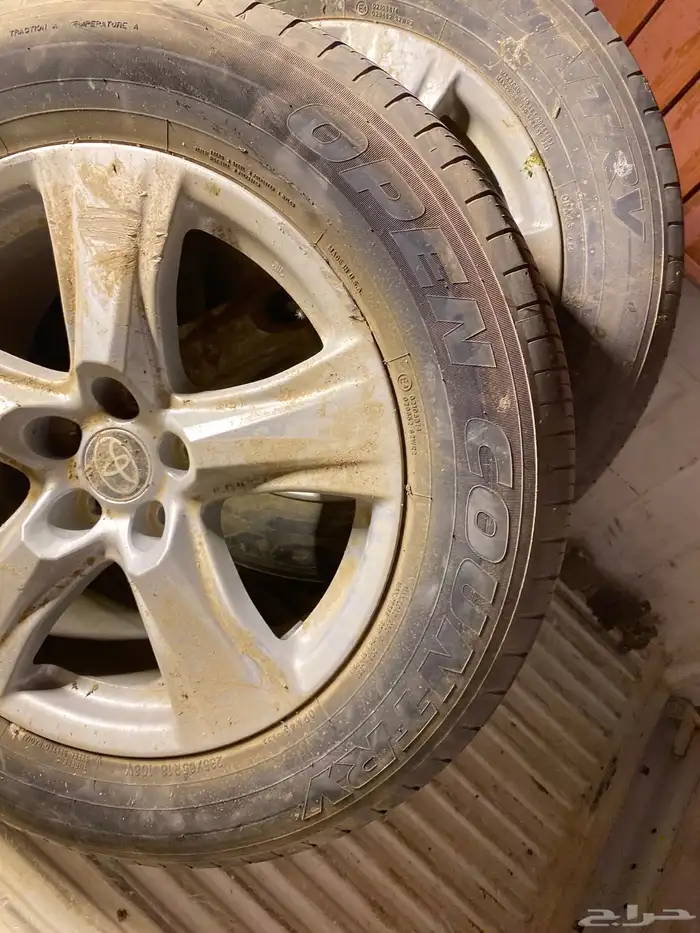 جنوط وكفرات هايلندر تايوتا 3