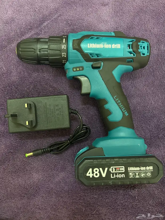 دريل 48 فولت نفس الصوره مامعه شي جديد لم يستخدم 0