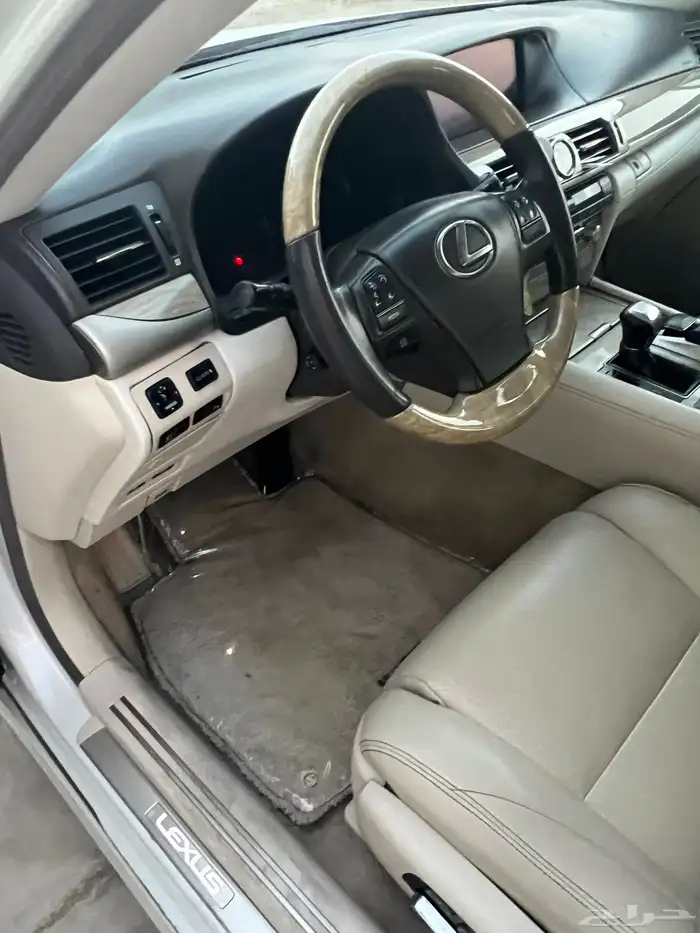لكزس 460 لارج سعودي2013 ابيض الداخل اف وايت 12