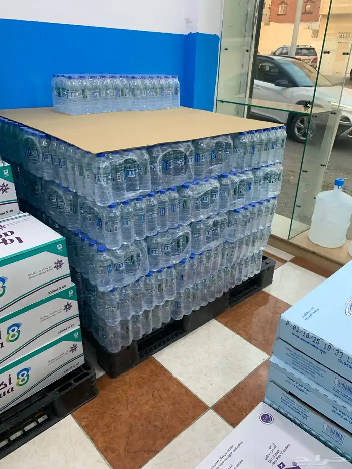 كراتين ماء توصيل داخل احياء الحرازات فقط 1