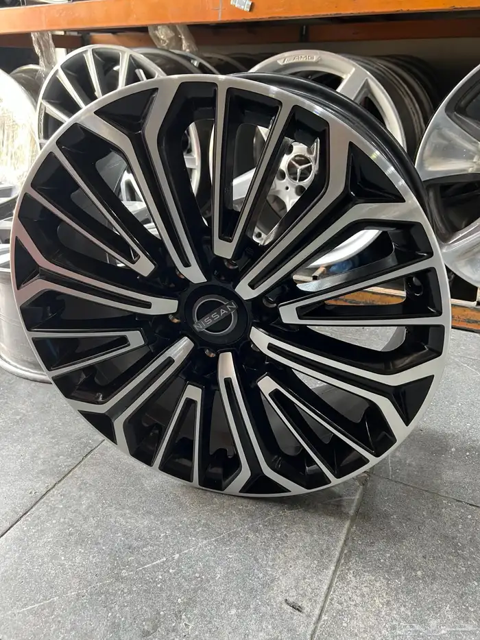 جنوط نيسان بلاتنيوم مستعمل اصلي وكاله مقاس 20 مديل 2025 1