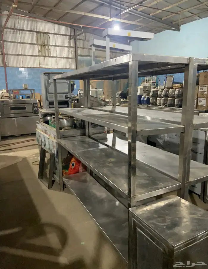 رفوف أستيل قدور طولت مغسل خزان قدور بخاري 3