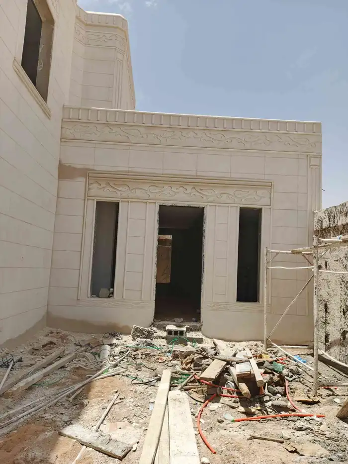 لياسه ملونه وديكورات خارجيه بديل الحجر 7