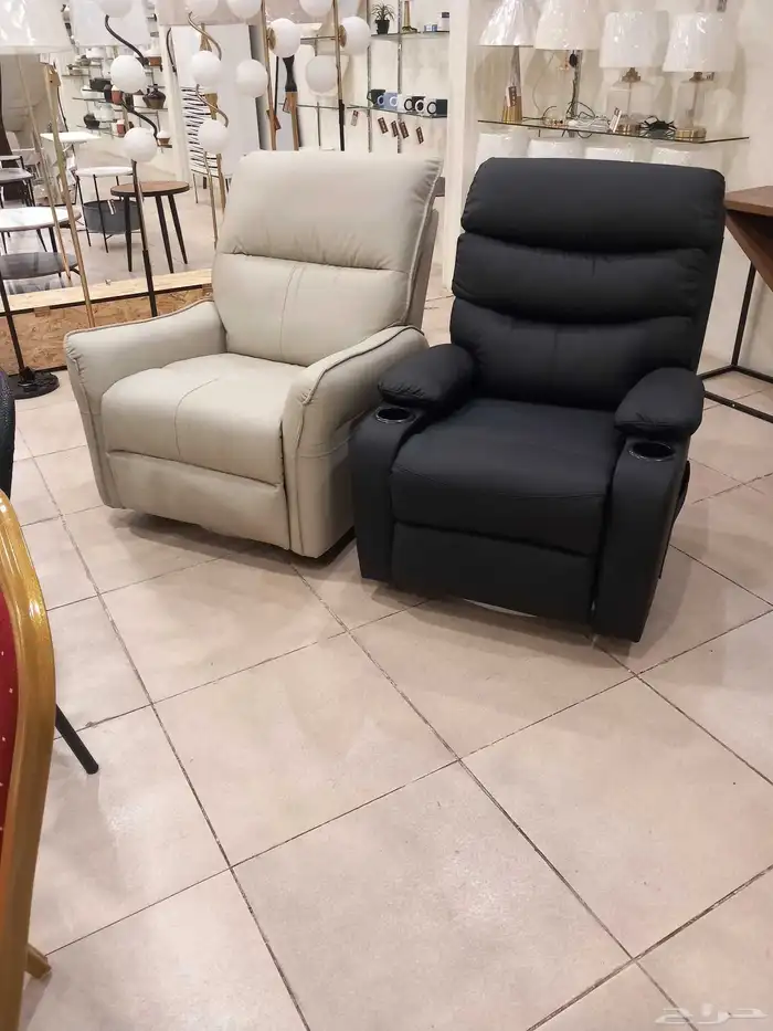 كراسي استرخاء جلد فخمه 0