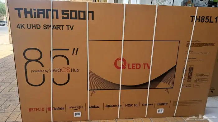 تركيب شاشات وبيع توصيل تلفريون اخر اصدارات سمارت 4k tit kmc 4