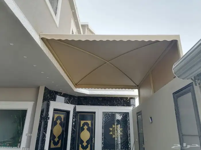 مظلات وسواتر برجولات جلسات ارضيه وجميع أعمال الحداده 4