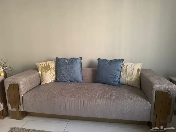 كنب فخم للصوالين 4 قطع مع المخدات 0