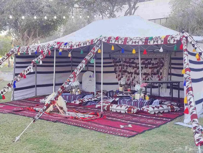 تاجير خيام الجلسات الشعبيه 5