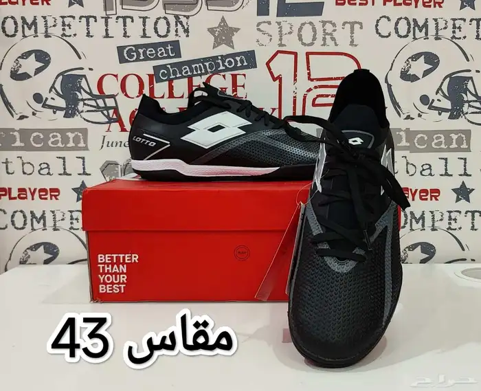 حذاء رياضي أصلي ماركة LOTTO جديد مقاس 42 و43 0