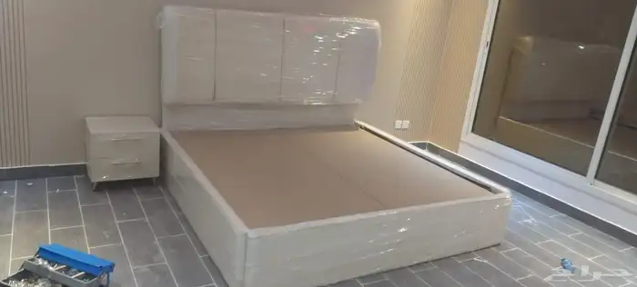 غرفه نوم دولاب سرير تسريحه كم دينا باب خشب جديد 1