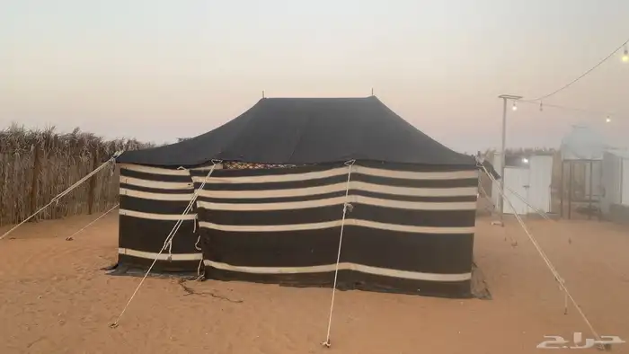 بيت شعر للبيع شبه جديد ونظيف ومعه الجملون 1