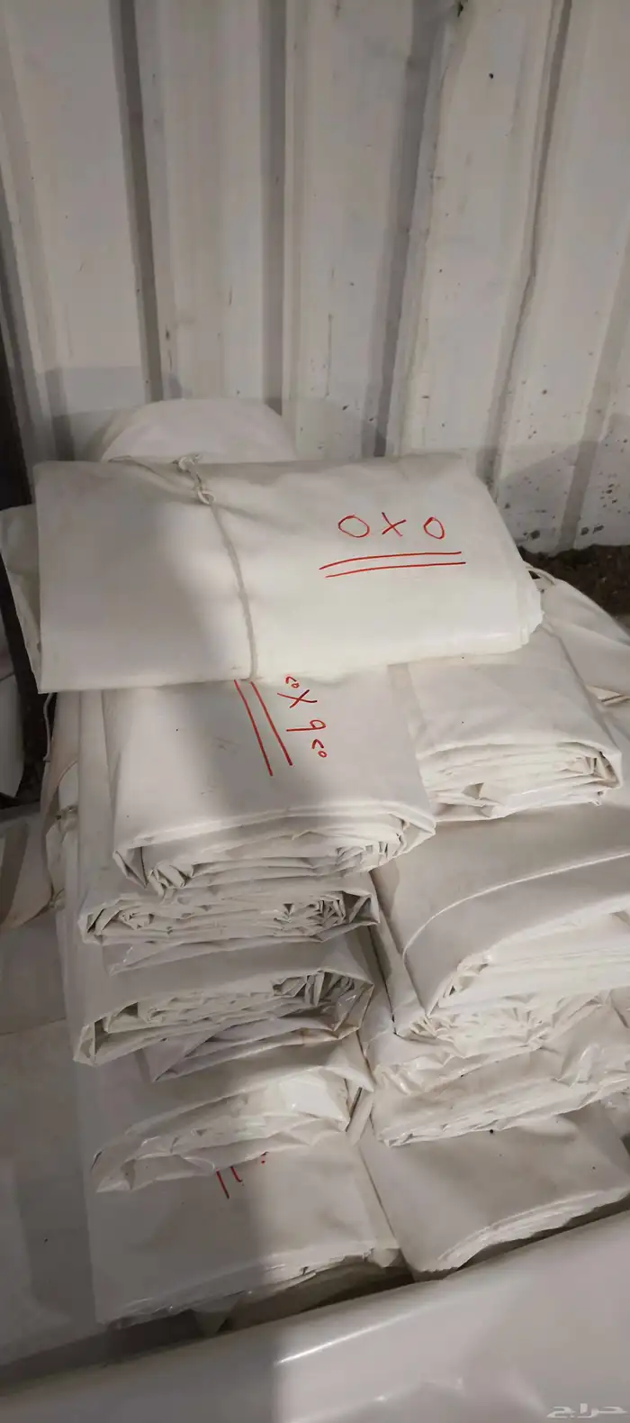 شراعات خيام جميع لماقاسات اللون ابيض واسود يوجد خدمت توصيل 1