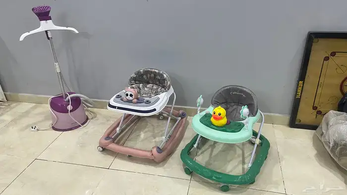 عربيه أطفال و مكوه بخار 0