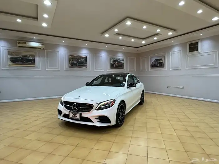 مرسيدس C300 لون لؤلؤي 7