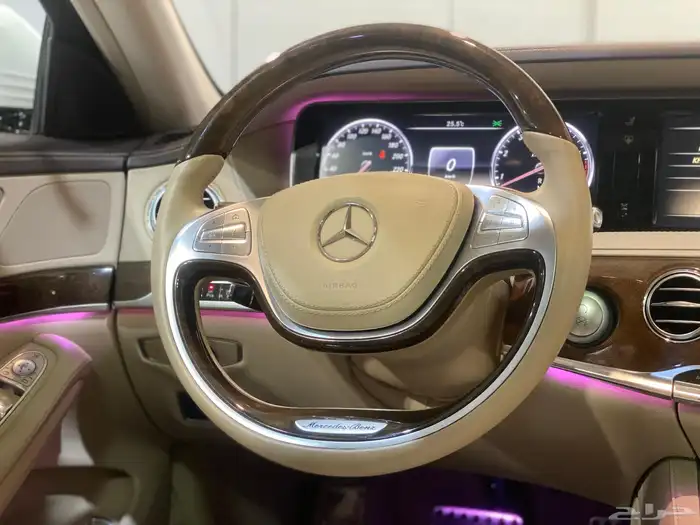 مرسيدس S400 2014 بحالة نظيفة جدا 9