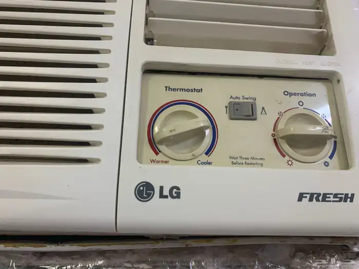 مكيف شباك LG تبريد وتسخين 2