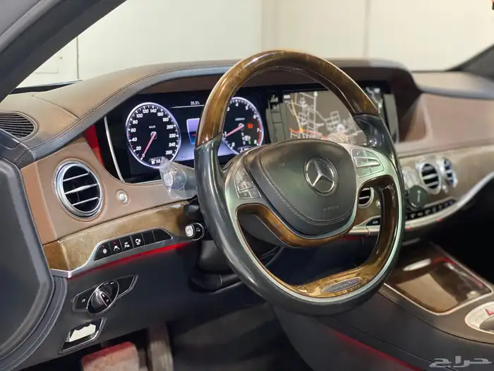 مرسيدس S400 2015 بحالة نظيفة 7
