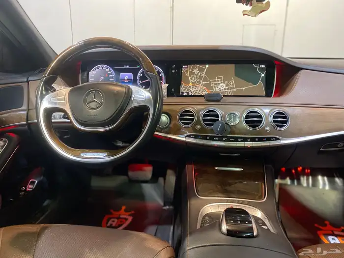 مرسيدس S400 2015 بحالة نظيفة 9