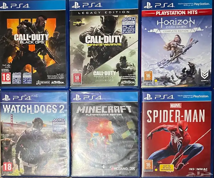 سوني 3-4 واشرطة 3-4 وشاشه و كيبورد وماوس 5