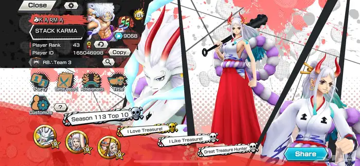 حساب باونتي راش قوي (للبيع) 0