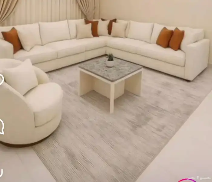 اثاث وديكور خشب زان المتر 400ريال مع التنجيد 4