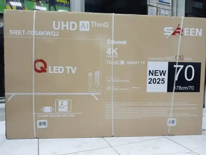 تركيب شاشات وبيع توصيل تلفريون اخر اصدارات سمارت 4k tit kmc 7