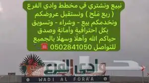 مجموعة أراضي مميزة للبيع وادي الفرع ملح جنوب المدينةالمنورة 0