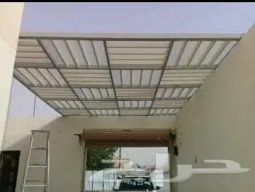 مظلات وسواتر برجولات جلسات ارضيه وجميع أعمال الحداده 7