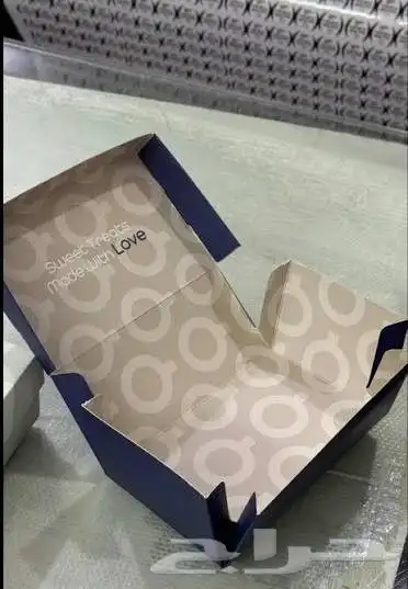 طباعة بوكسات علب كرتون  وكس حلا خلية سمبوسة ورق عنب بيتزا 7