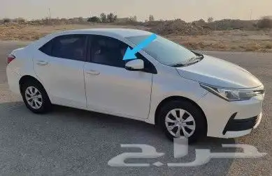 زجاج باب كورولا امامي يمين اصلي من موديل 2014 الى 2019 0