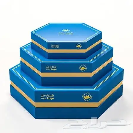 طباعة بوكسات علب كرتون  وكس حلا خلية سمبوسة ورق عنب بيتزا 0