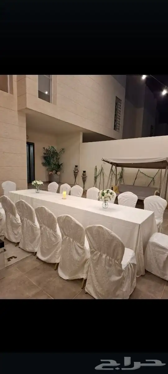تاجير كراسي طاولات وكنب وجلسات ودفايات وخيام 6