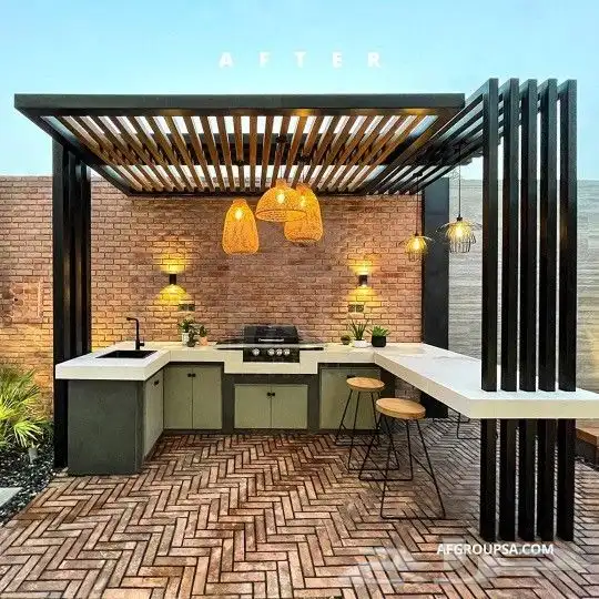 تيل طبيعي شلالات نوافير مظلات 6