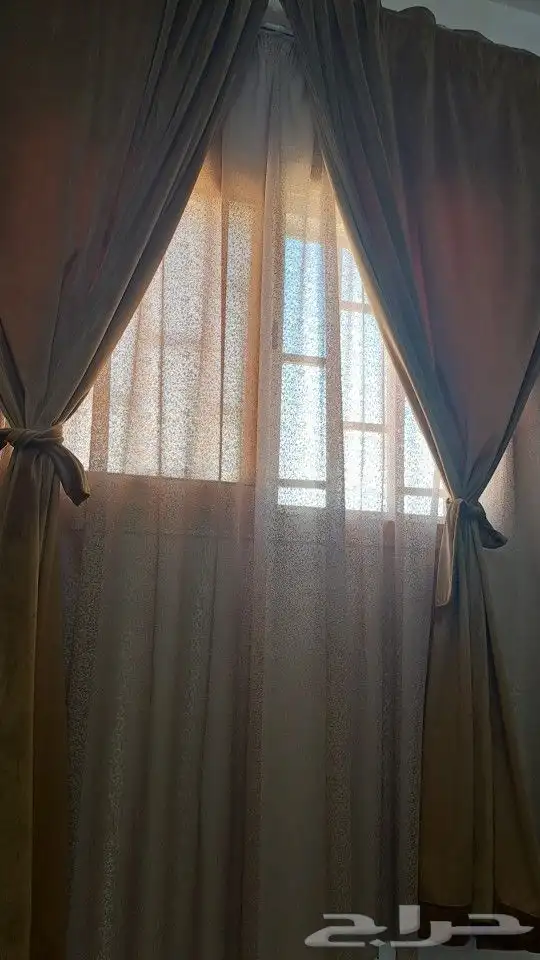 ستائر نظيفة ستارتين سحاب عدد ثنين الحبة 100 2
