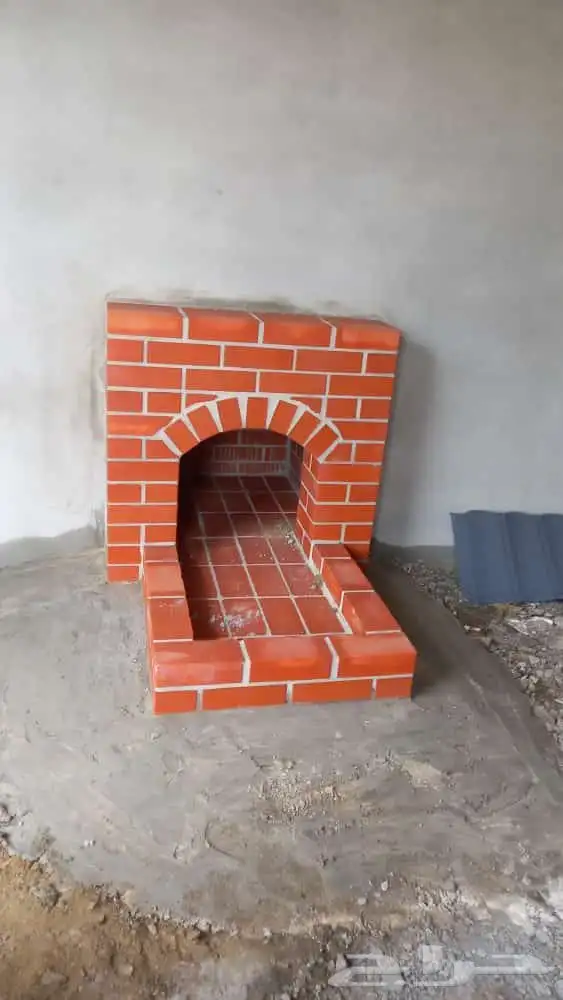 بيوت شعر مشب نار مشب رخام قرميد جمالون تلبيس قماش 5